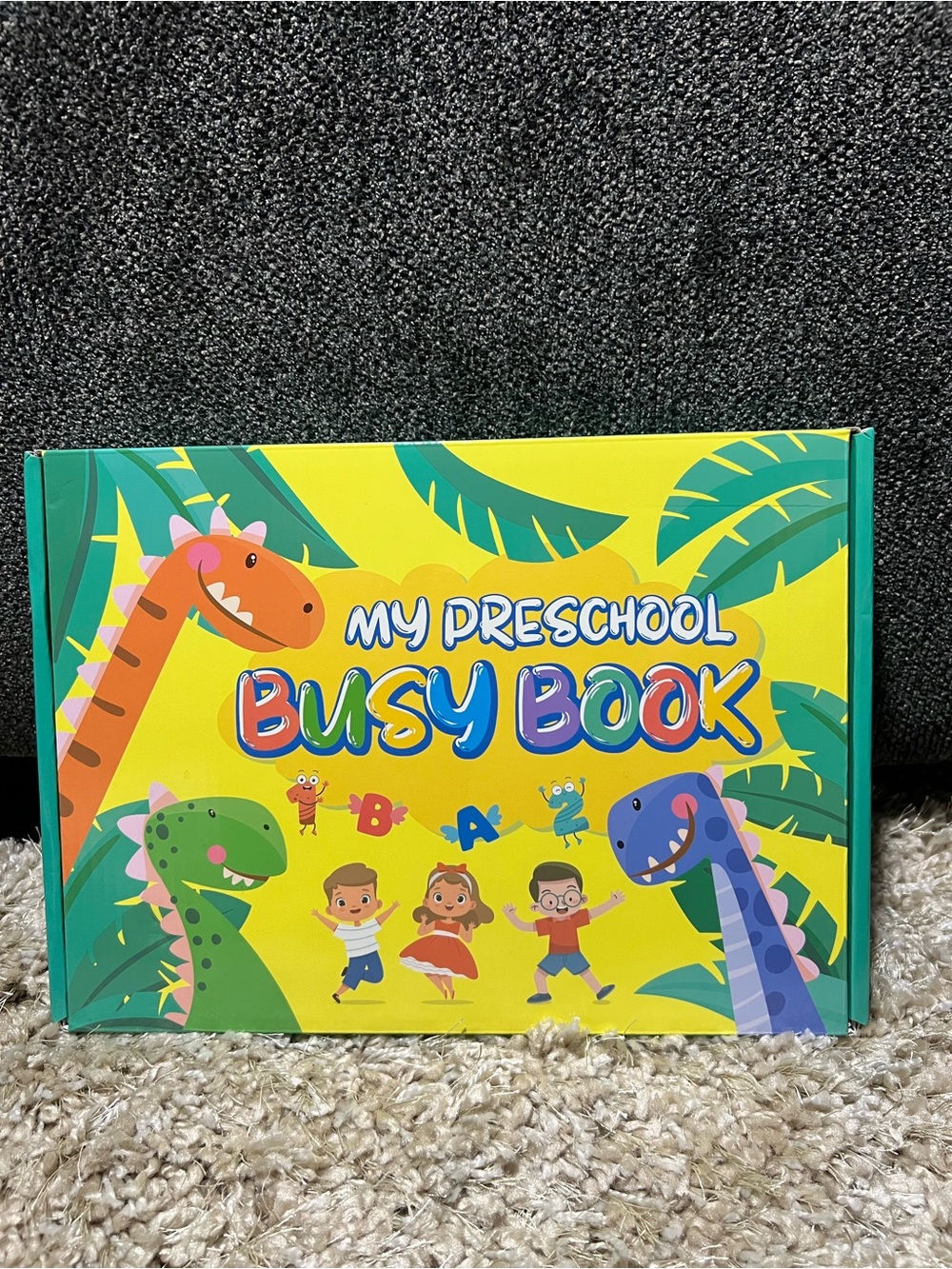 Busy Book - Bright Yellow Activity Book for Kids